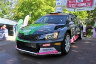 Rallye Český Krumlov: Start soutěže